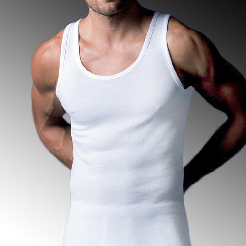 Camiseta interior de hombre en color blanco de tirantes · Abanderado · El  Corte Inglés