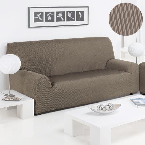 Funda elástica sofá BEGA 3 plazas gris